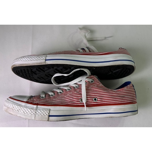 Converse Chuck Taylor All Star Stars and Stripes Patriotic Low Top M 8.5 W 10.5 - Picture 10 of 16